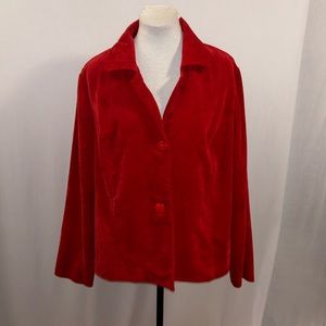 Requirements Vintage French Corduroy Red Blazar/Jacket XL